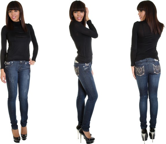 Trendige Jeans