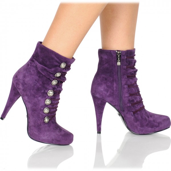 Heisse Stiefeletten aus Leder