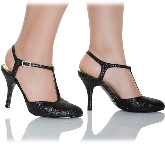 Verspielte Glitzersandale