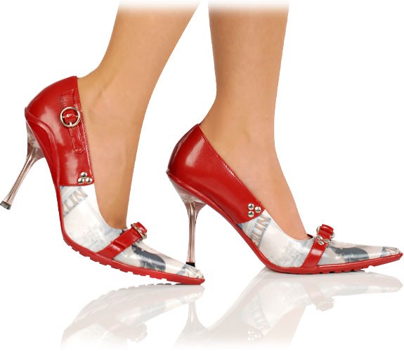 Modische Pumps mit individuellen Designs