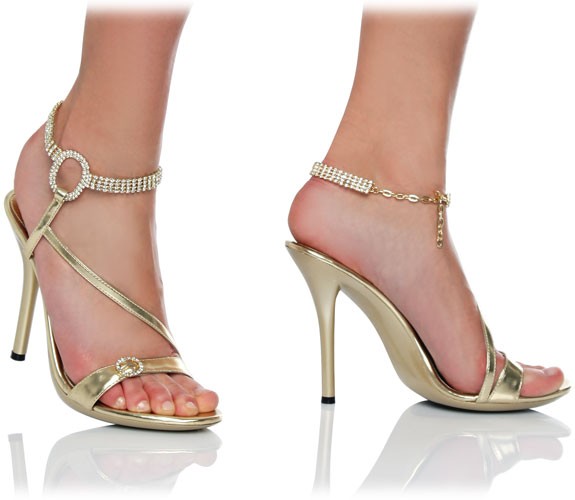 Wunderschöne Strass Sandale