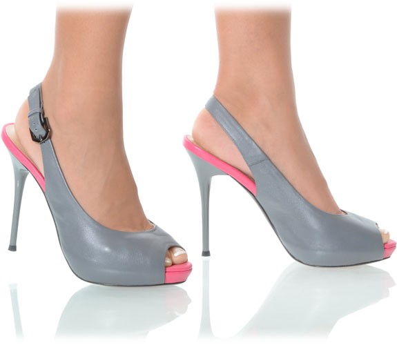 Aufregende Leder Peep-Toes von RosaRot