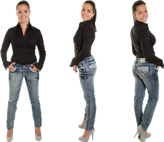 Extravagante Jeanshose