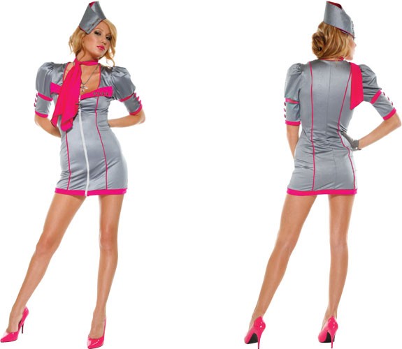 Flight Attendant Kostüm "Swanky Stewardess"
