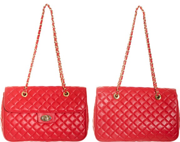 Exquisite Nappaleder Schultertasche