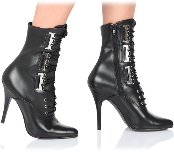 Klassische Leder Stiefeletten