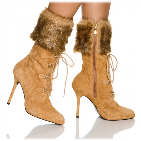 Komfortable Wildleder Stiefeletten