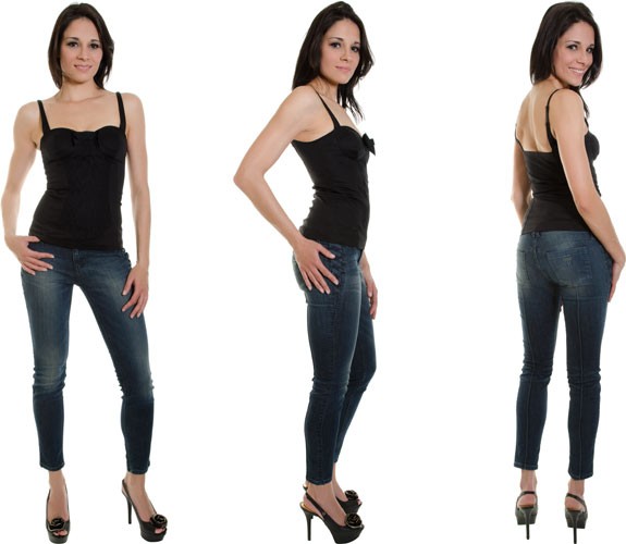 Extravagante GUESS Jeanshose