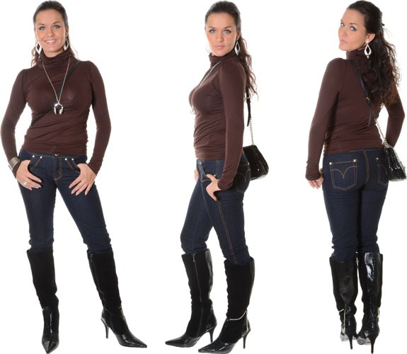 Klassischer Rollkragen Pullover