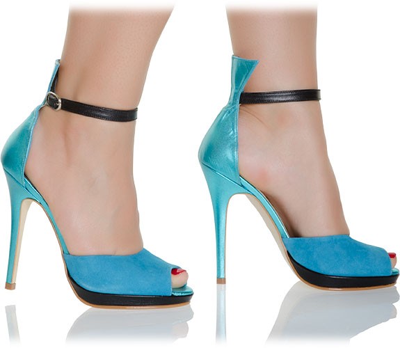 Ausgefallene Leder Sandalen von RosaRot