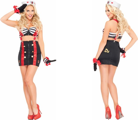 Aufregendes Matrosen Kostüm