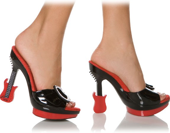 Ausgefallene Plateau Pantolette