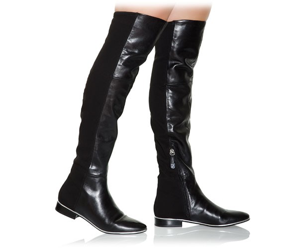 guess thigh high leather boots