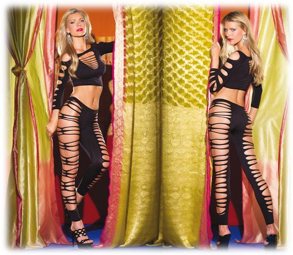 Nahtloses Bodystocking mit Cut-Out Look