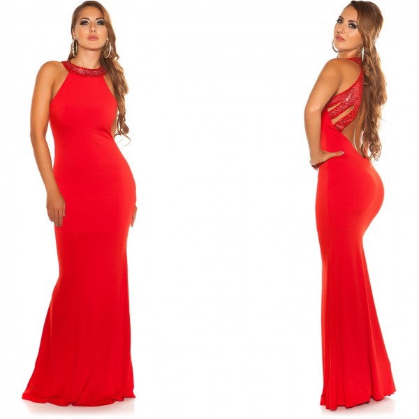 Elegantes festliches Cocktailkleid mit Pailletten