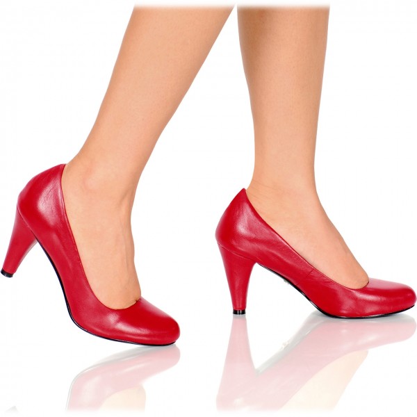 Klassischer Pumps aus Leder