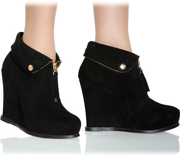 Schlichte Keilstiefelette von RosaRot