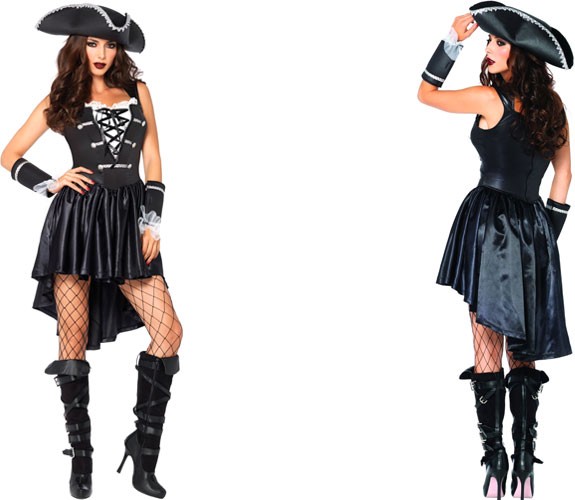 Düsteres Piratinnen Kostüm “Captain Black Heart”