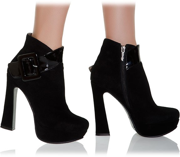 Lässige Stiefelette im Retro-Stil von RosaRot