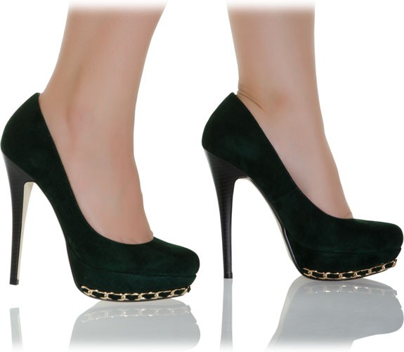 Exklusive RosaRot Pumps aus Ziegenvelours