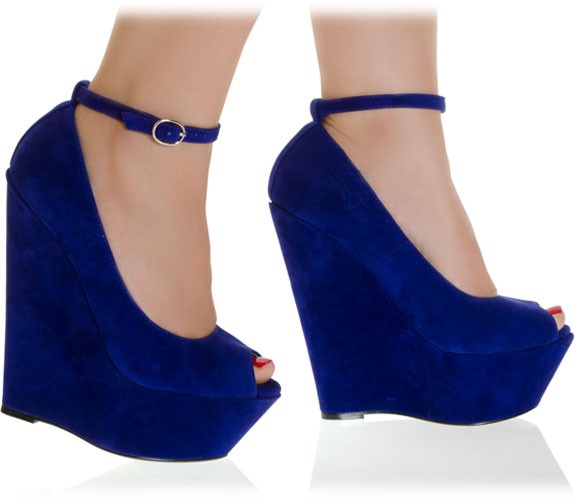 Amazing Real Leather Wedge Peep-Toes