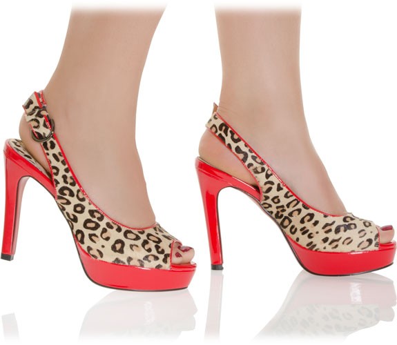 Sandalen aus Ponyfell von RosaRot